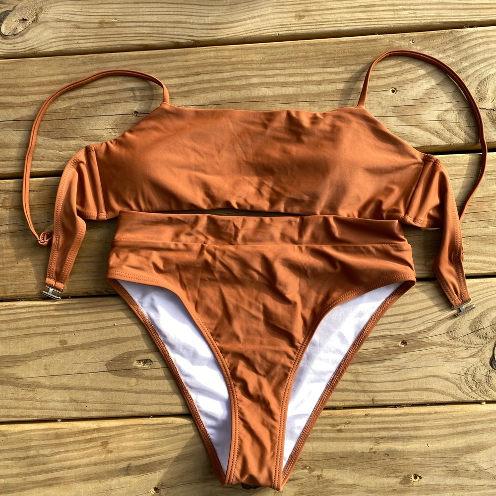 Rust Orange Bikini Set